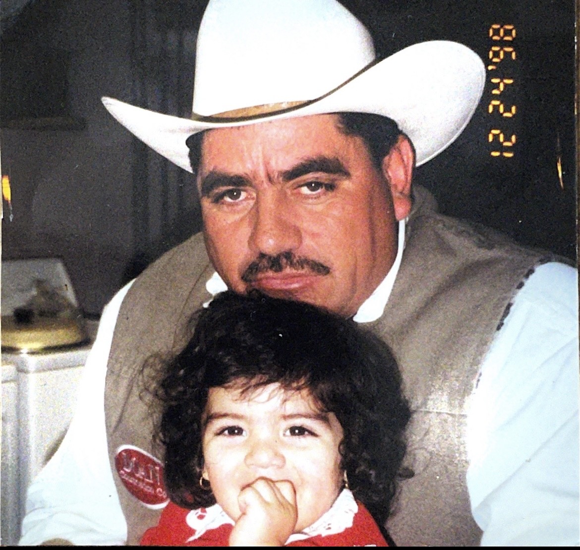 Con Papá en 1998